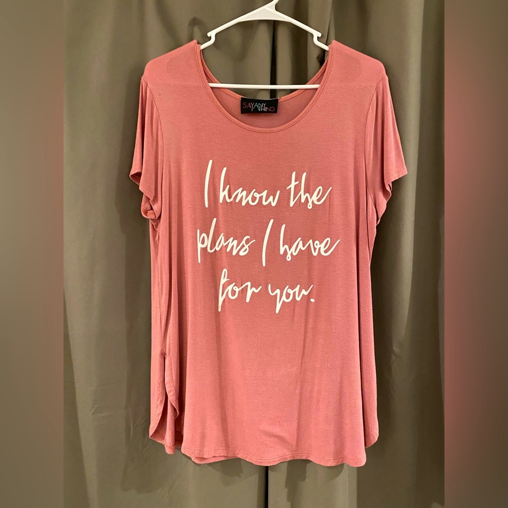 Blush Jeremiah 29:11 Christian Shirt